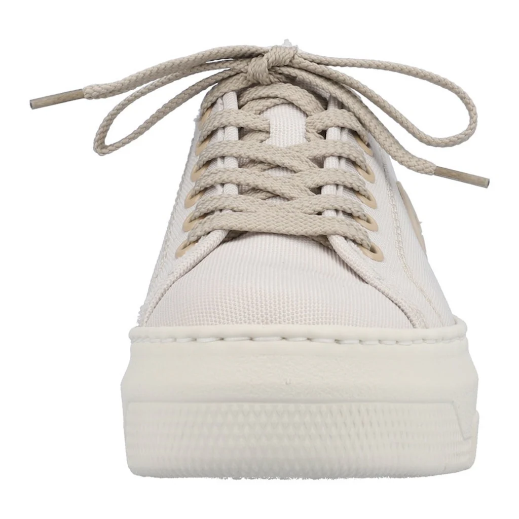 Rieker Plateausneaker Aus Canvas Freizeitschuh Halbschuh Schnürschuh Online Kaufen