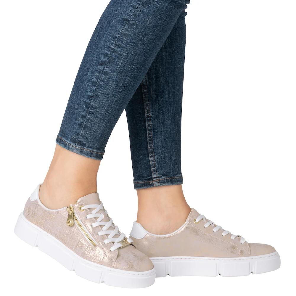 Rieker Plateausneaker Freizeitschuh Halbschuh Schnürschuh Mit Reißverschluss Kaufen