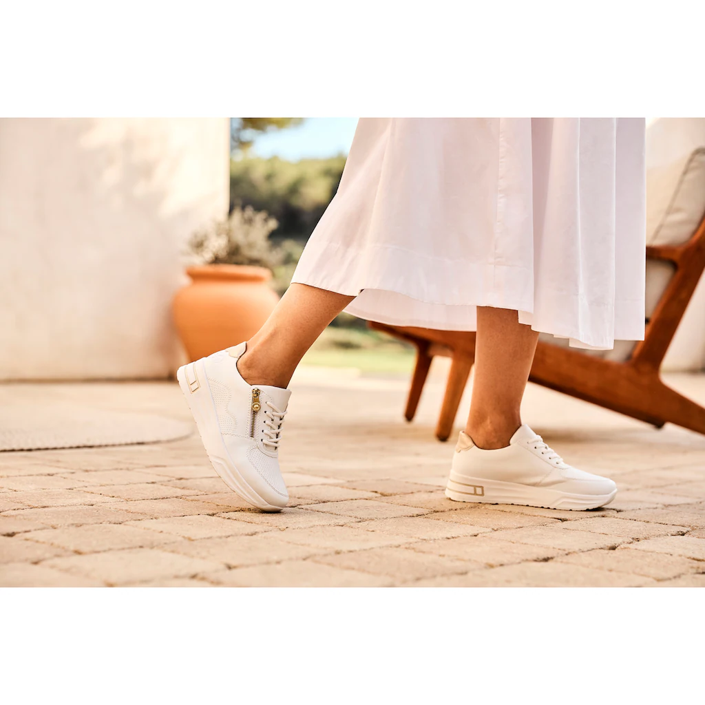 Rieker Plateausneaker Halbschuh Schnürschuh Freizeitsneaker Mit Reißverschluss Bestellen