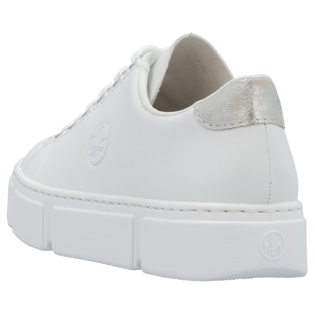 Rieker Plateausneaker In Monochromer Optik Freizeitschuh Halbschuh Schnürschuh Kaufen