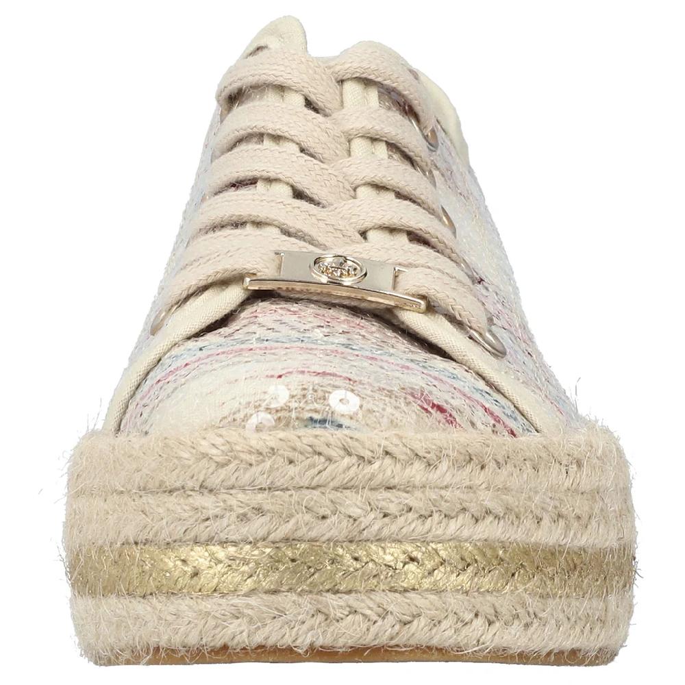 Rieker Plateausneaker Mit Jutebezogener Plateausohle Freizeitschuh Halbschuh Schnürschuh Online Bestellen