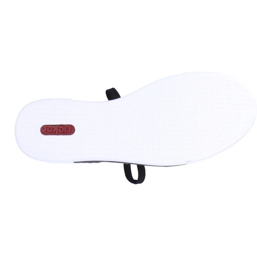 Rieker Plateausneaker Mit Metallic-Fersenkappe Freizeitschuh Halbschuh Schnürschuh Auf Rechnung Online Bestellen