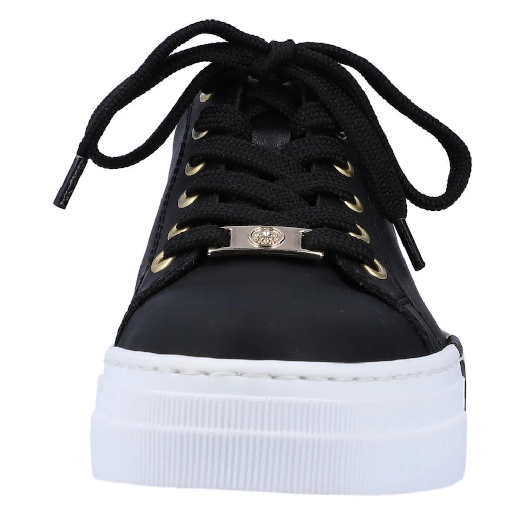Rieker Plateausneaker Mit Metallic-Fersenkappe Freizeitschuh Halbschuh Schnürschuh Auf Rechnung Online Bestellen