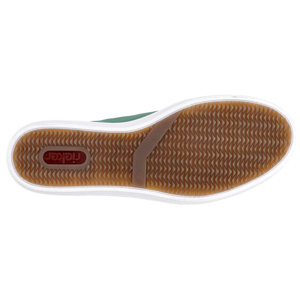 Rieker Plateausneaker Mit Seitlichem Reißverschluss Freizeitschuh Halbschuh Schnürschuh Online Kaufen