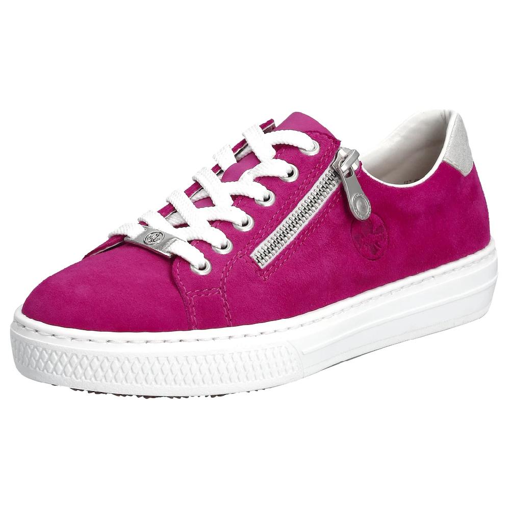 Rieker Plateausneaker mit weicher MemoSoft-Innensohle Freizeitschuh Halbschuh Schnürschuh kaufen