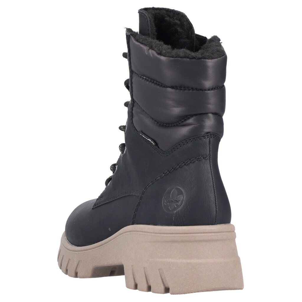 Rieker Plateaustiefelette Winterboots Stiefelette Mit Wasserabweisender RiekerTEX-Membran Kaufen
