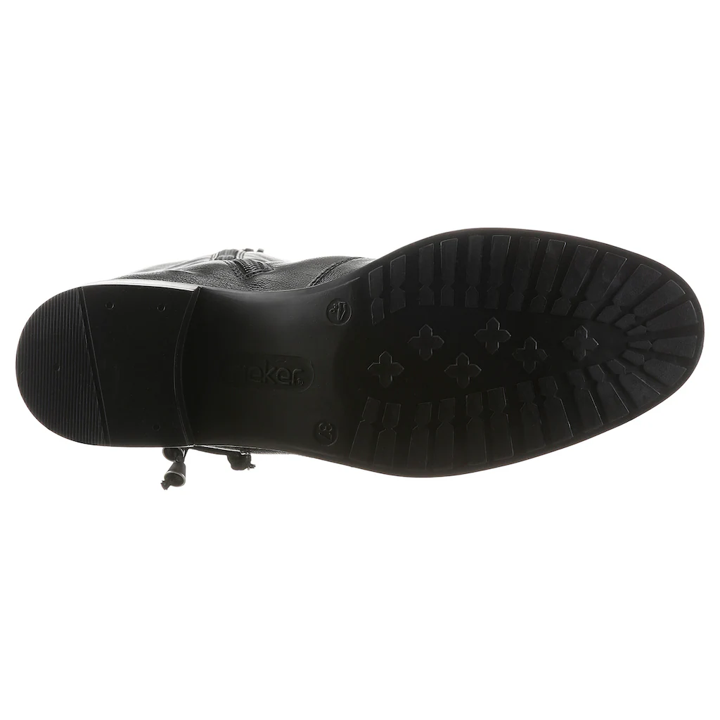 Rieker Reißverschlussstiefel Langschaftstiefel Blockabsatz Vario-Schaft Und 2 Reißverschlüssen Online Bestellen