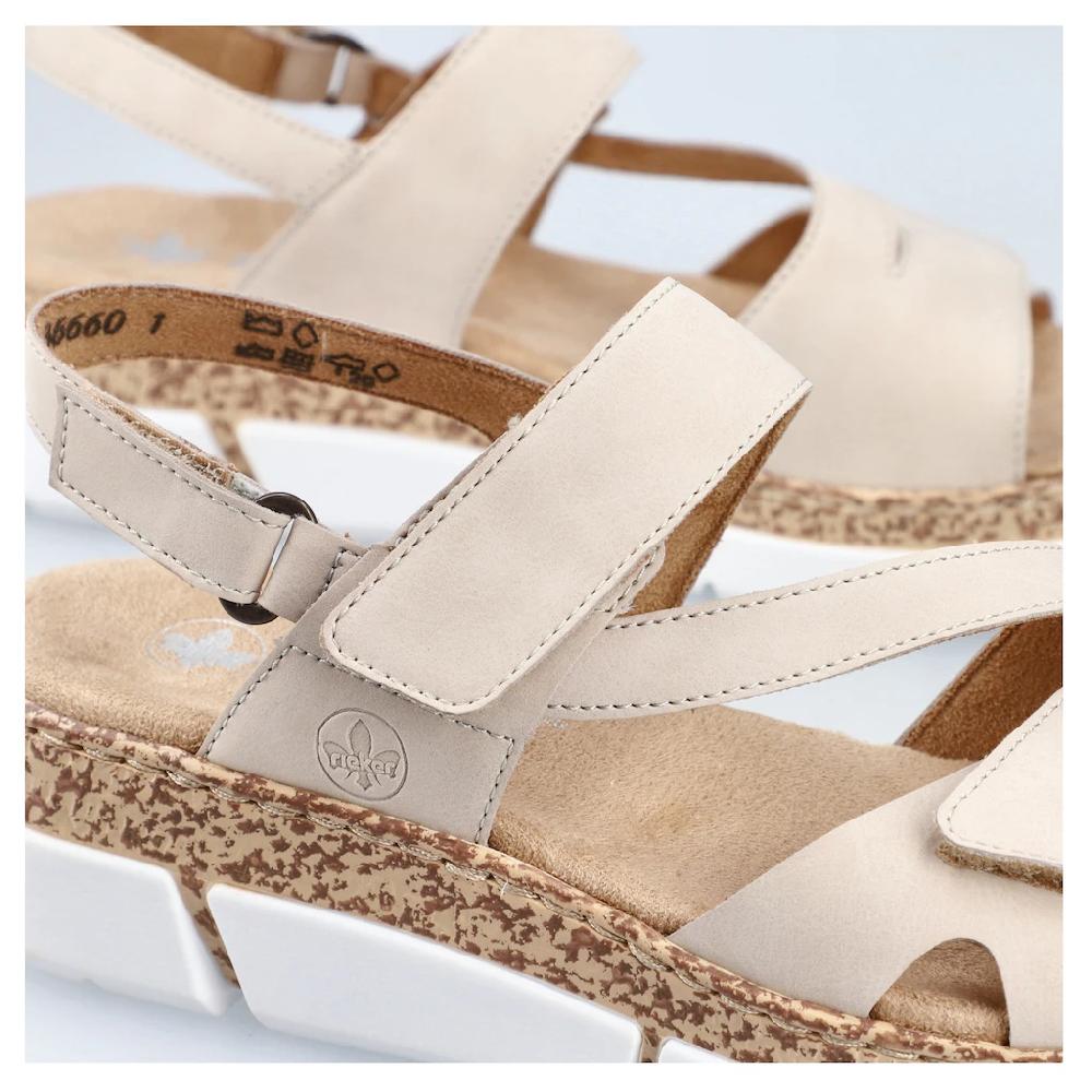 Rieker Riemchensandale Plateausandale Sandalette Mit Praktischen Klettverschlüssen Online Kaufen