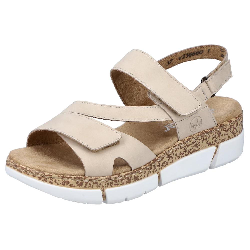 Rieker Riemchensandale Plateausandale Sandalette mit praktischen Klettverschlüssen online kaufen