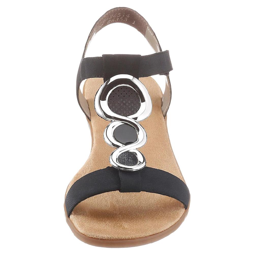 Rieker Riemchensandale Sommerschuh Sandalette Blockabsatz Mit Klettverschluss-Riegel Kaufen