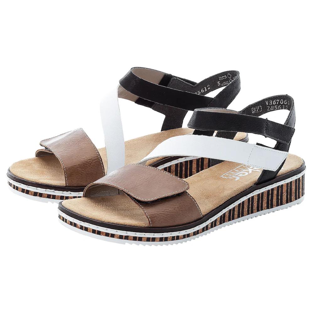 Rieker Riemchensandale Sommerschuh Sandalette Keilabsatz Im Modernen Look Online Bestellen