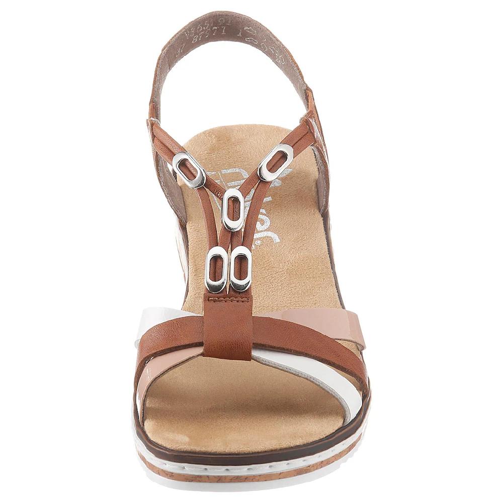 Rieker Riemchensandale Sommerschuh Sandalette Keilabsatz Mit Accessoires Verziert Bestellen