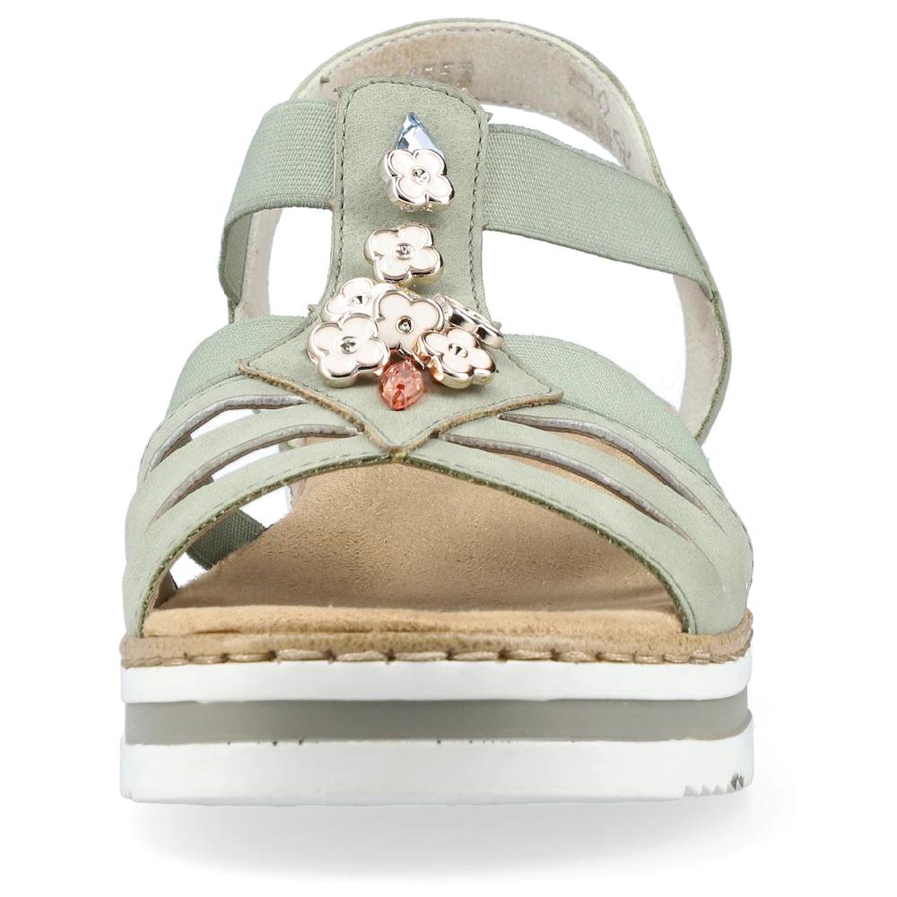 Rieker Riemchensandale Sommerschuh Sandalette Keilabsatz Mit Schmuckelementen Bestellen