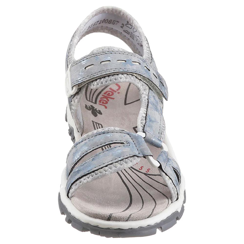 Rieker Riemchensandale Sommerschuh Sandalette Keilabsatz In Used-Optik Online Bestellen