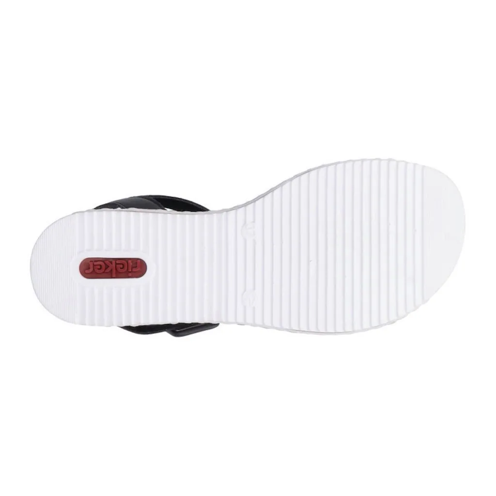 Rieker Riemchensandale Sommerschuh Sandalette Keilabsatz Mit Asymmetrischem Riemchen Online Bestellen