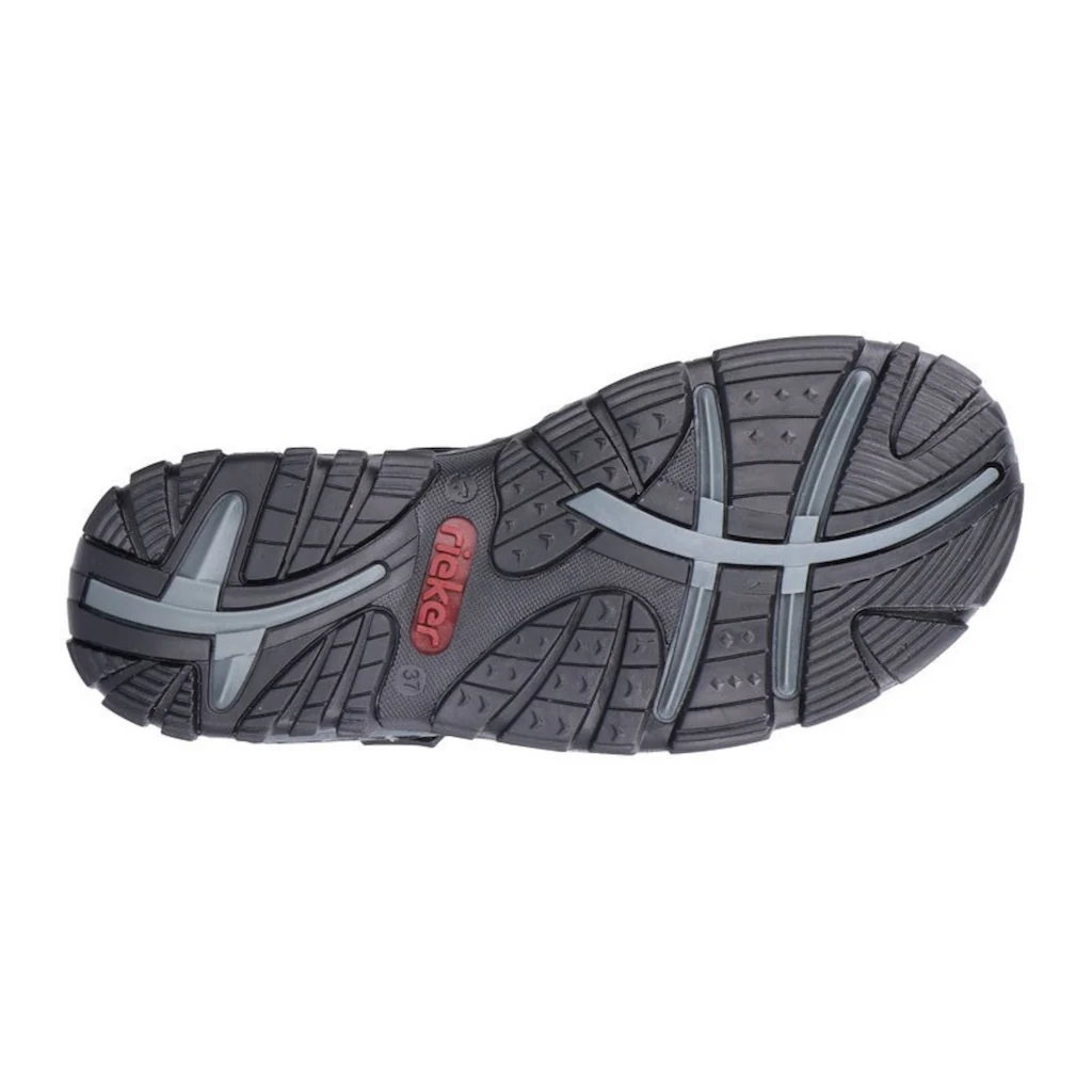 Rieker Sandale Sommerschuh Outdoorschuh Keilabsatz In Trekking-Optik Auf Raten