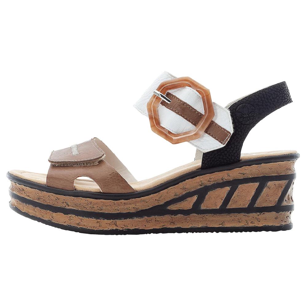 Rieker Sandalette Sommerschuh Sandale Keilabsatz Im Modischen Look Kaufen