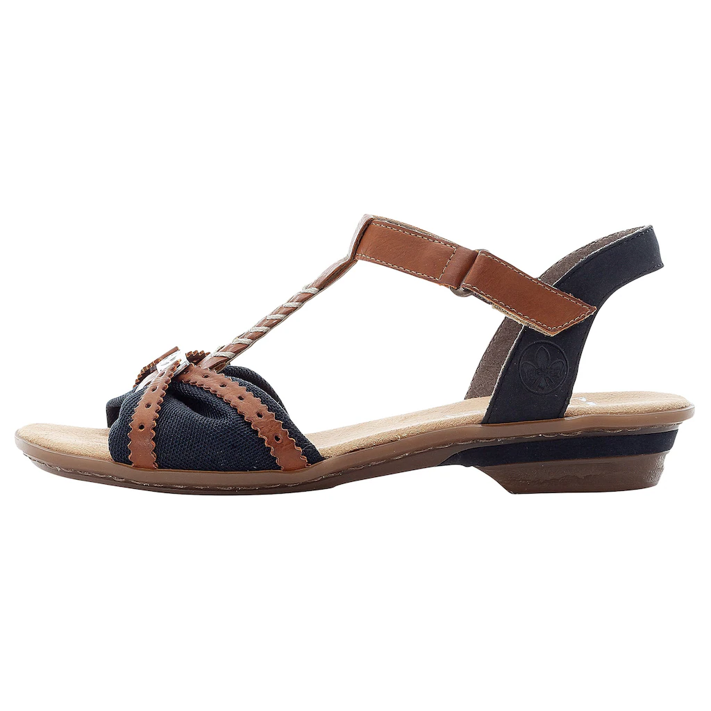 Rieker Sandalette Sommerschuh Sandale Keilabsatz In Zweifarbiger Optik Bestellen