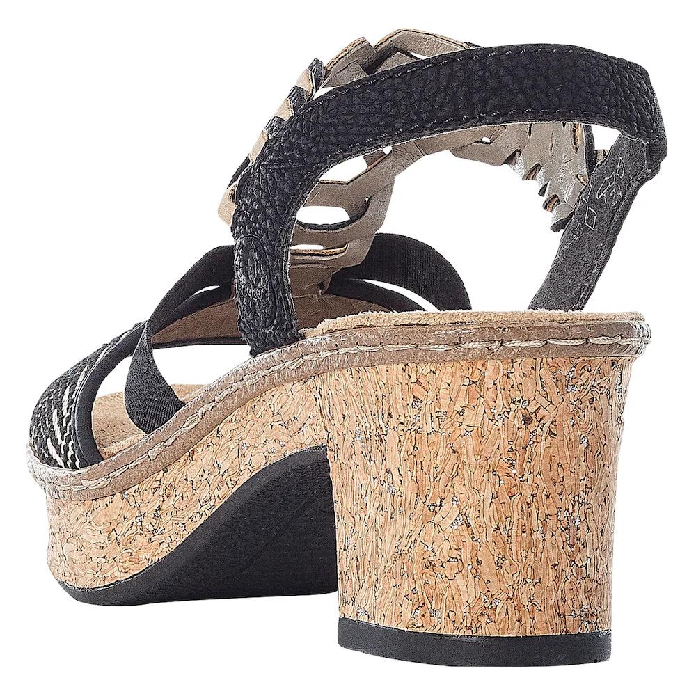 Rieker Sandalette Sommerschuh Sandale Plateauabsatz In Elegantem Look Kaufen