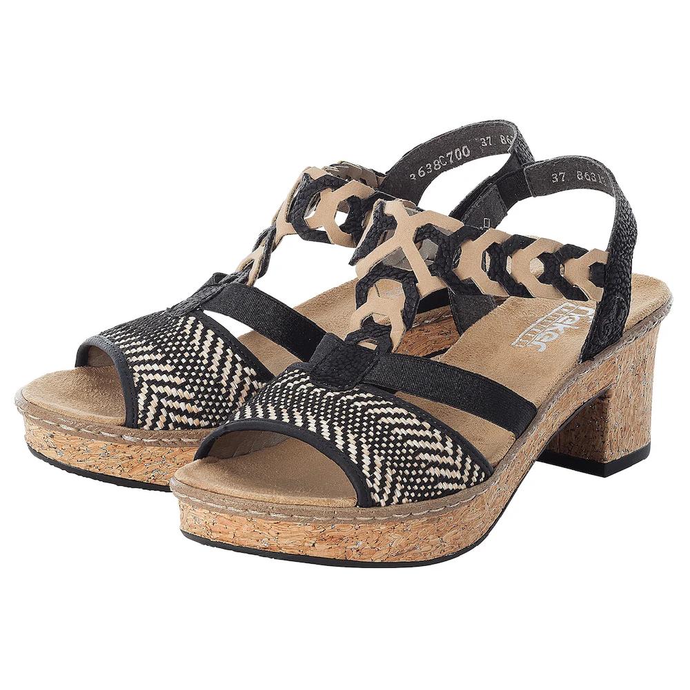 Rieker Sandalette Sommerschuh Sandale Plateauabsatz In Elegantem Look Kaufen