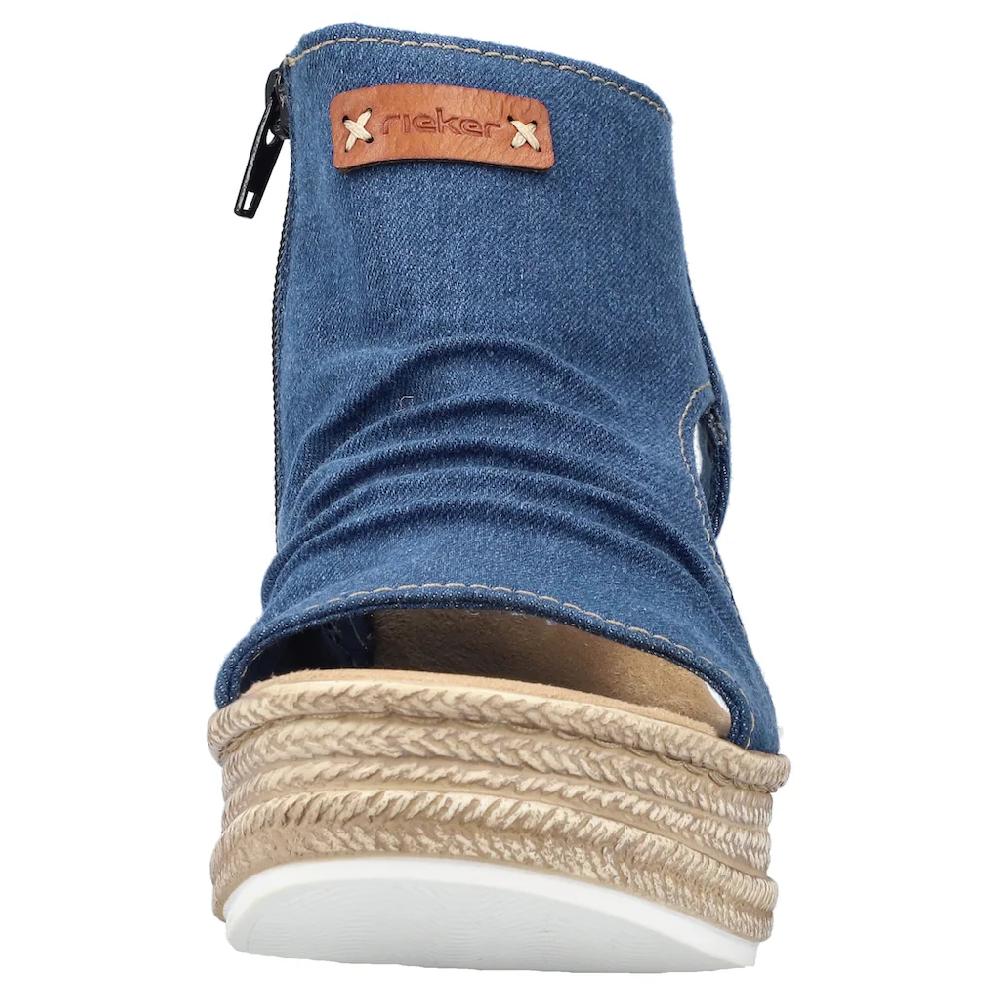 Rieker Schaftsandale Keilsandalette Sommerschuh Plateausohle In Veganer Verarbeitung Online Kaufen