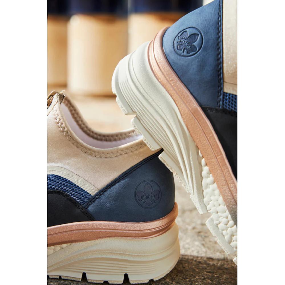 Rieker Schlupfboots Keilabsatz Freizeitschuh High Top-Sneaker Reißverschluss Online Bestellen