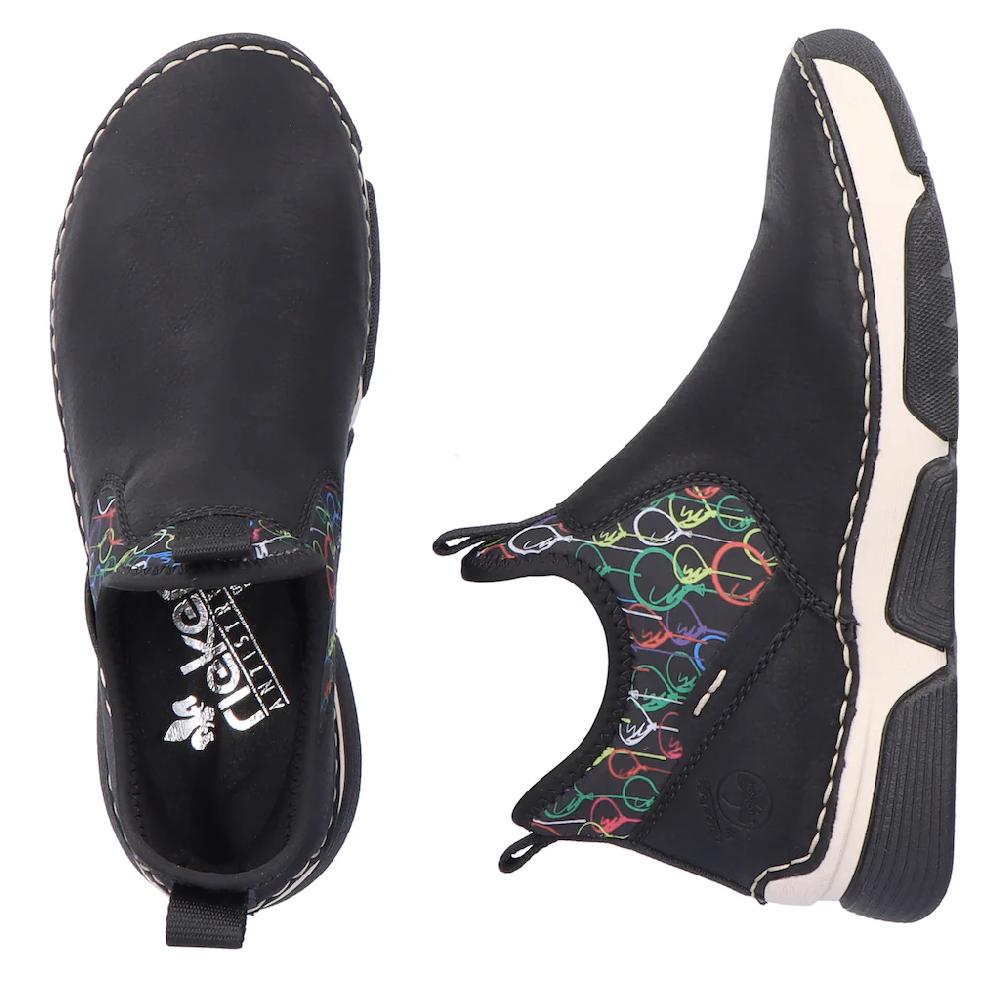 Rieker Schlupfboots Mit Buntem Aufdruck Bestellen