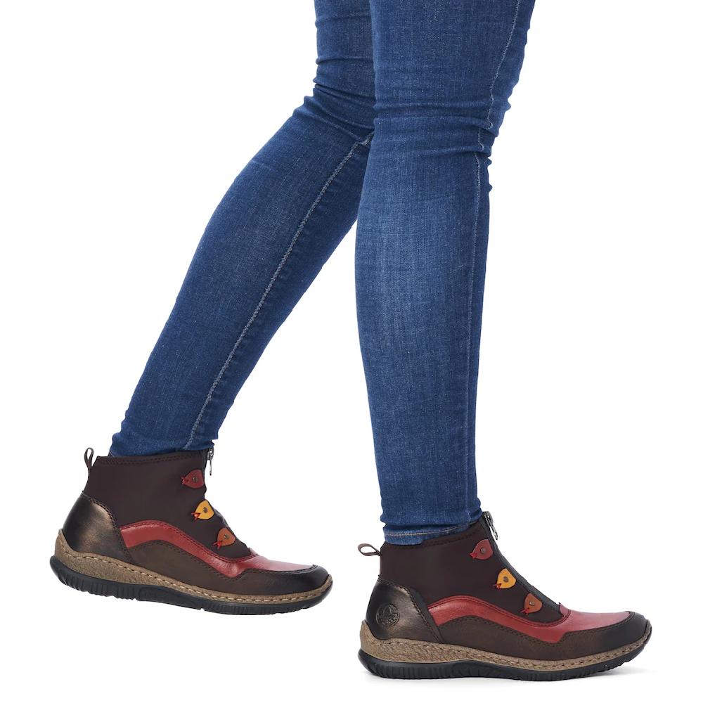 Rieker Schlupfboots Mit Kontrastfarbenen Details Bestellen