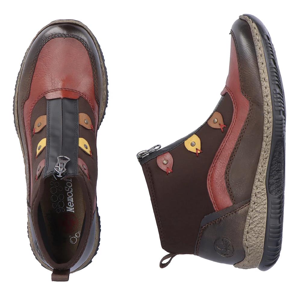 Rieker Schlupfboots Mit Kontrastfarbenen Details Bestellen