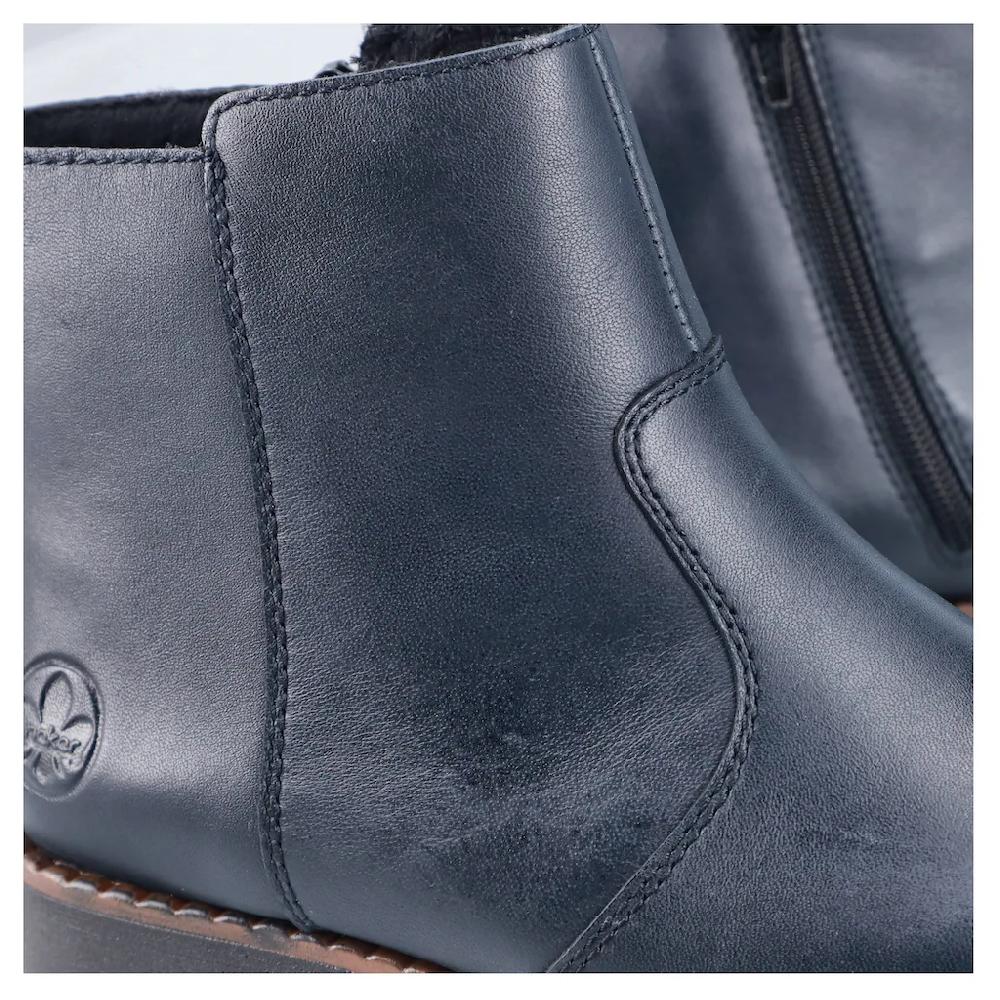 Rieker Schlupfboots Stiefelette Casual-Boots Basic-Boots Mit Innenreißverschluss ▷ Für