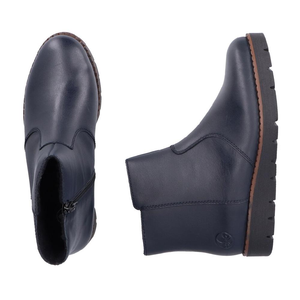 Rieker Schlupfboots Stiefelette Casual-Boots Basic-Boots Mit Innenreißverschluss ▷ Für
