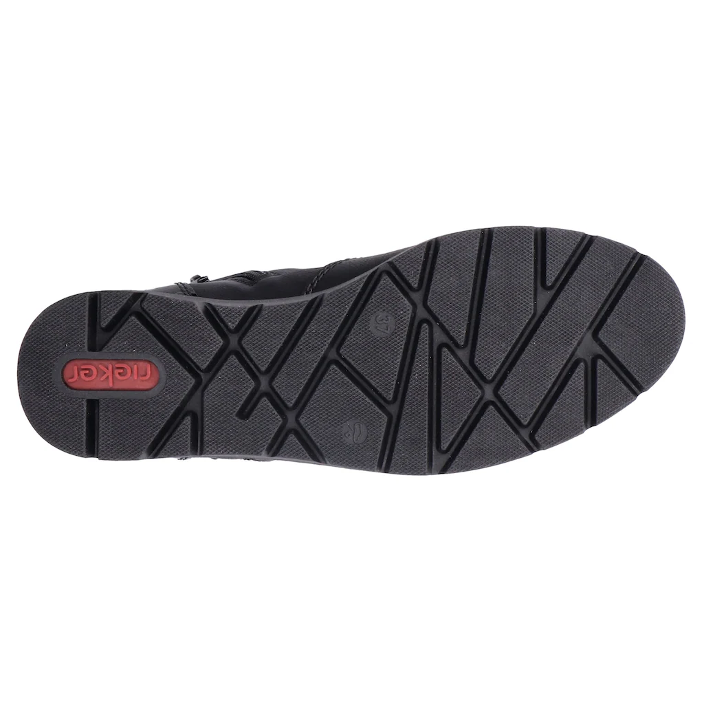 Rieker Schlupfboots Stiefelette Casual-Boots Mit Innenreißverschluss ▷ Für