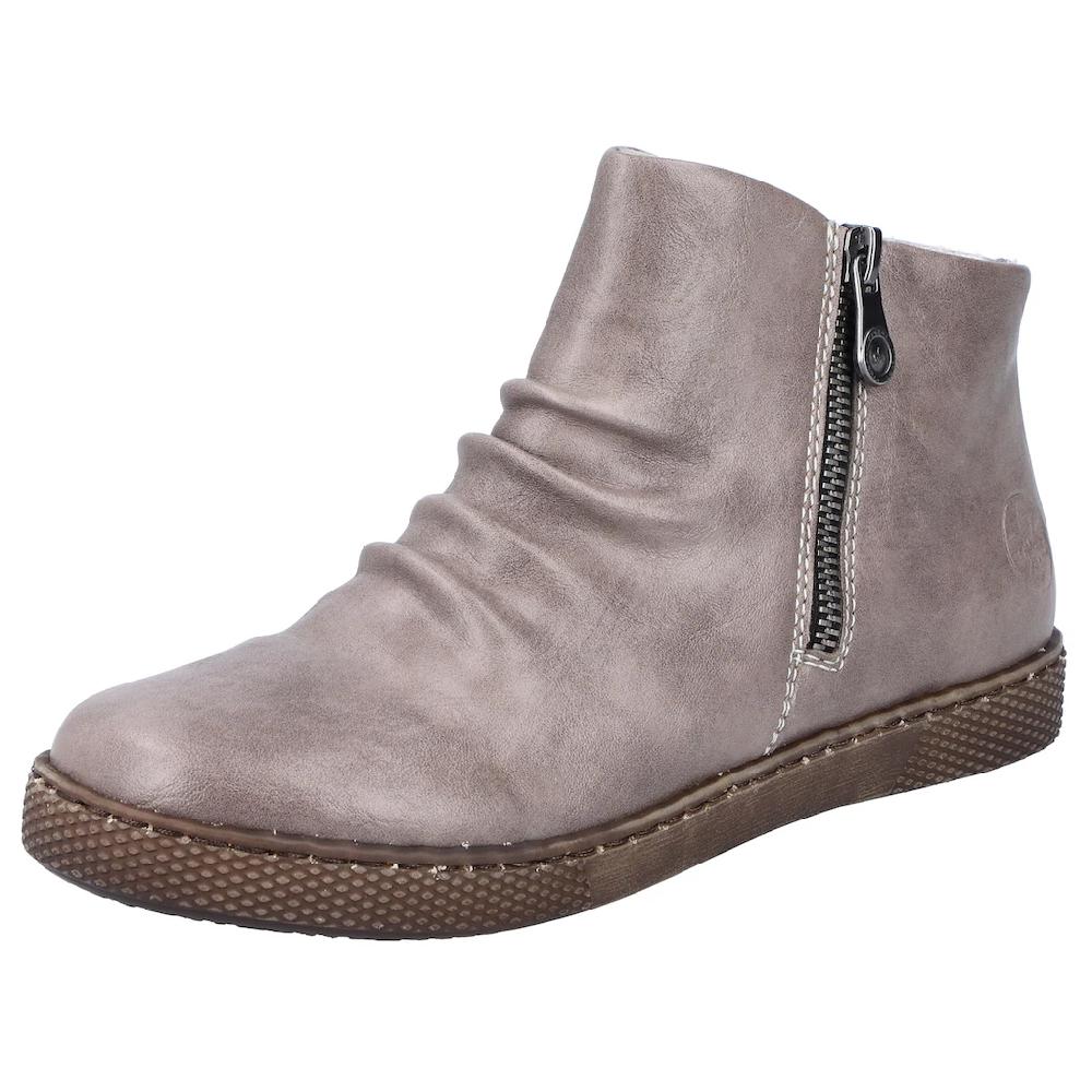 Rieker Schlupfboots Stiefelette Reißverschluss-Boots mit herausnehmbarer Einlage kaufen