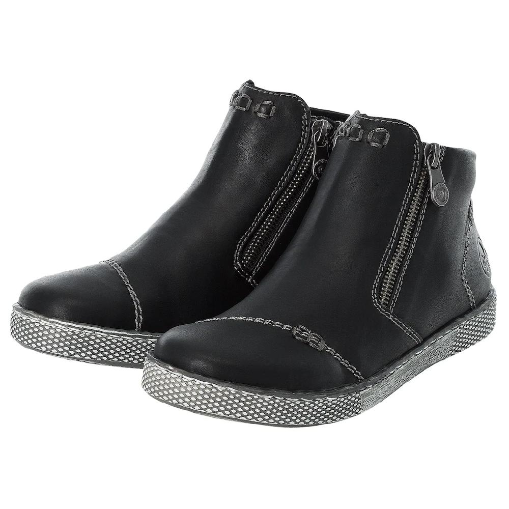 Rieker Schlupfboots Stiefelette Schlupfboots Mit Reißverschluss Bestellen