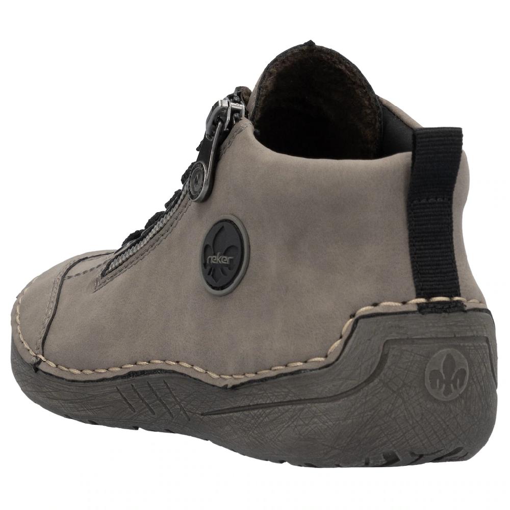 Rieker Schnürboots Sneaker Schnürschuh Outdoorschuh Mit Reißverschluss ▷ Für