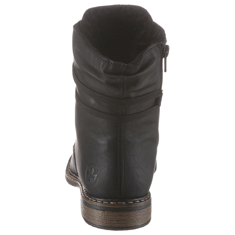 Rieker Schnürboots Stiefelette Blockabsatz Mit Dezenter Schnürung Kaufen