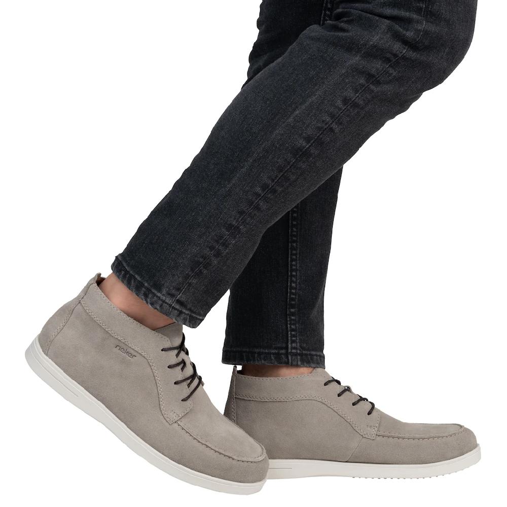 Rieker Schnürboots Stiefelette High-Top Sneaker Klassik-Boots Mit Lederinnensohle ▷ Kaufen