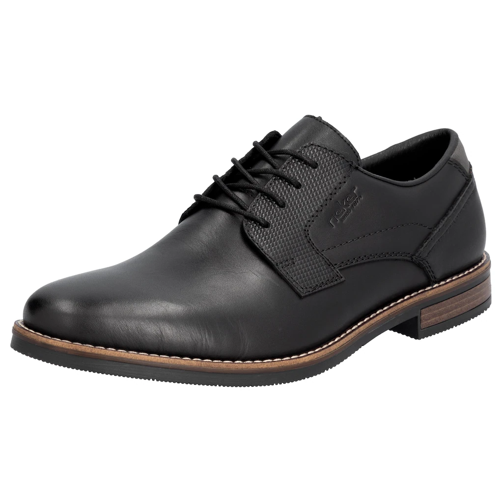 Rieker Schnürschuh Businessschuh Halbschuh Festtagsschuh mit Leder-Decksohle ▷ kaufen