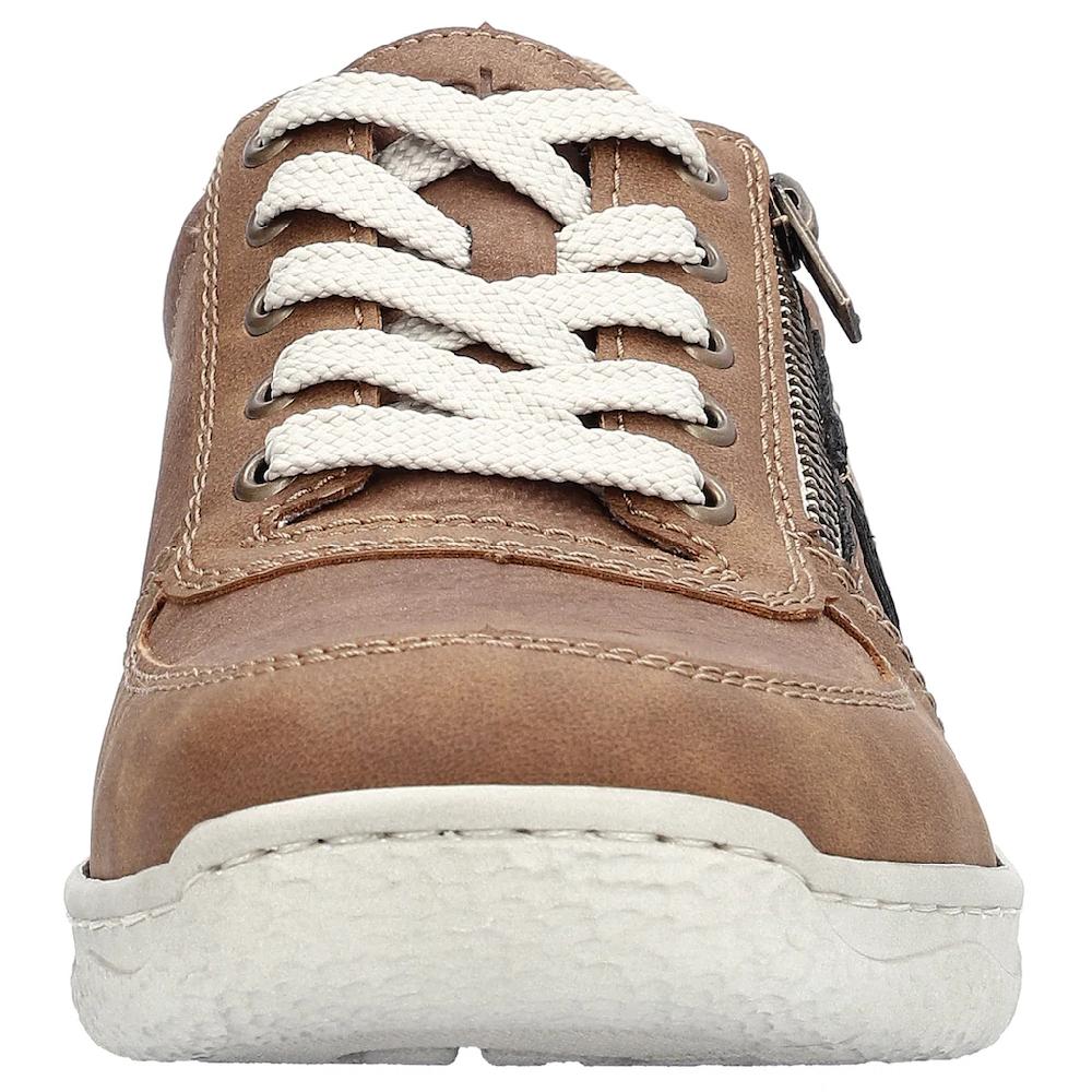 Rieker Schnürschuh Mit Außenreißverschluss Freizeitschuh Halbschuh Schnürschuh Kaufen
