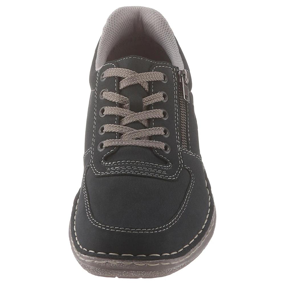 Rieker Schnürschuh Mit Seitlichem Reißverschluss Freizeitschuh Halbschuh Schnürschuh Online Kaufen