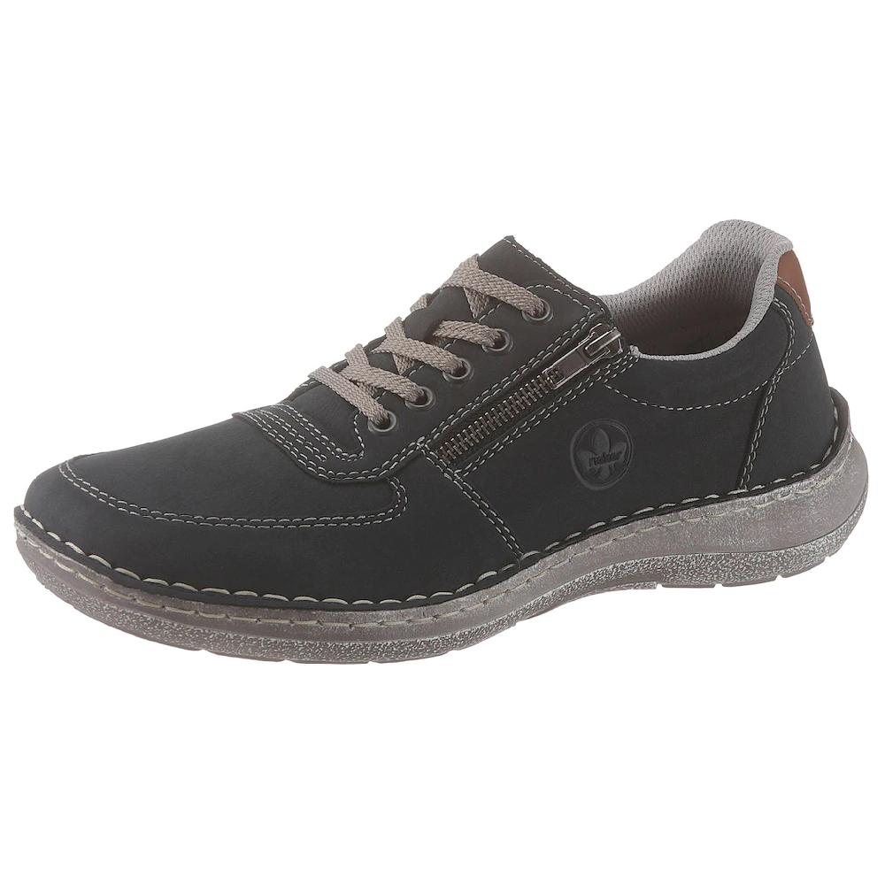 Rieker Schnürschuh mit seitlichem Reißverschluss Freizeitschuh Halbschuh Schnürschuh online kaufen