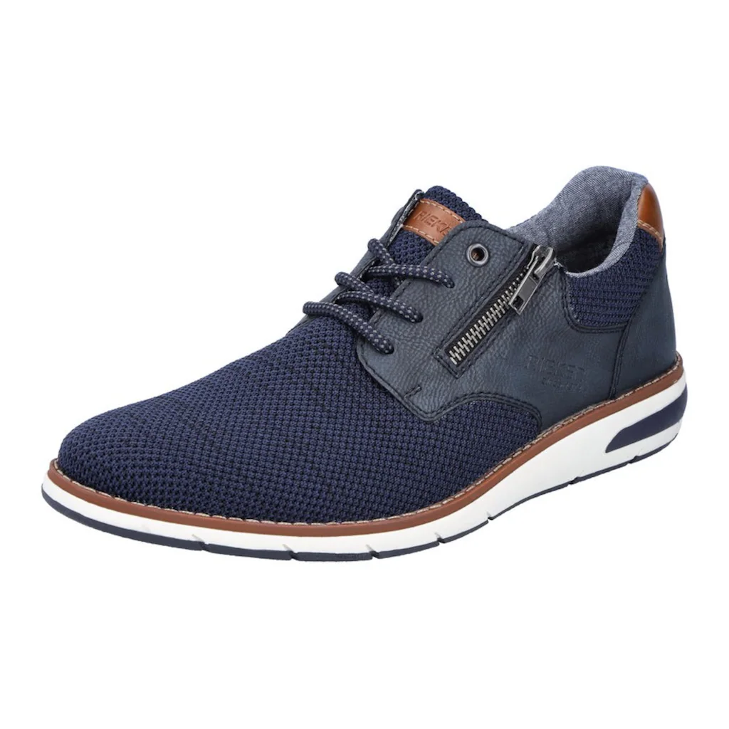 Rieker Schnürschuh mit seitlichem Reißverschluss Freizeitschuh Halbschuh Schnürschuh online kaufen