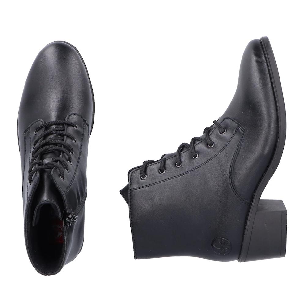 Rieker Schnürstiefelette Ankleboots Klassik-Stiefelette Blockabsatz Innenreißverschluss Online Bestellen