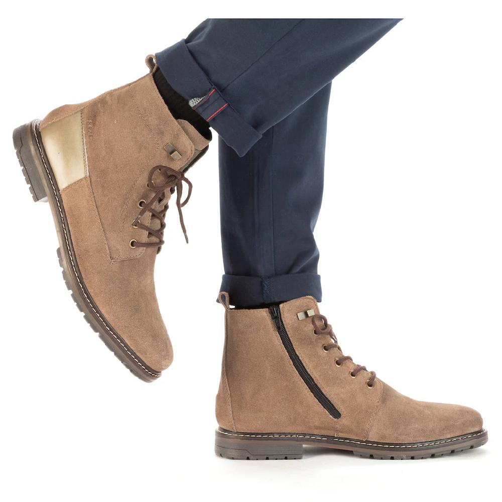 Rieker Schnürstiefelette Blockabsatz Schnürboots Businesschuh Mit Ziernähten ▷ Kaufen
