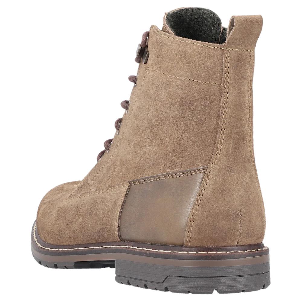 Rieker Schnürstiefelette Blockabsatz Schnürboots Businesschuh Mit Ziernähten ▷ Kaufen
