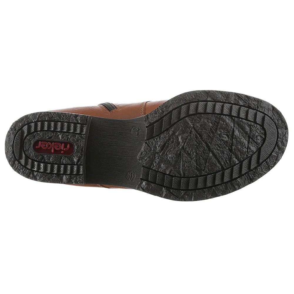 Rieker Schnürstiefelette Mit Aufwändiger Ziersteppung