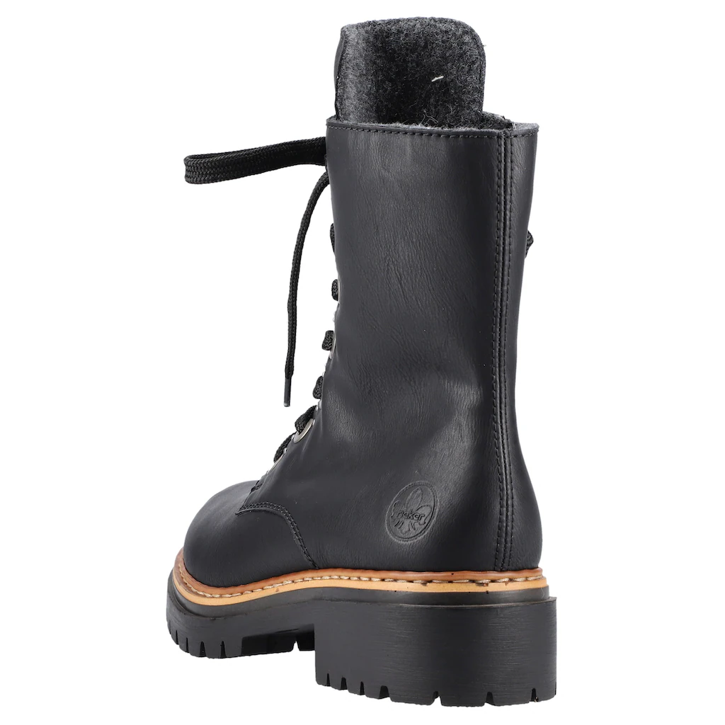 Rieker Schnürstiefelette Mit Kräftiger Profilsohle Bestellen