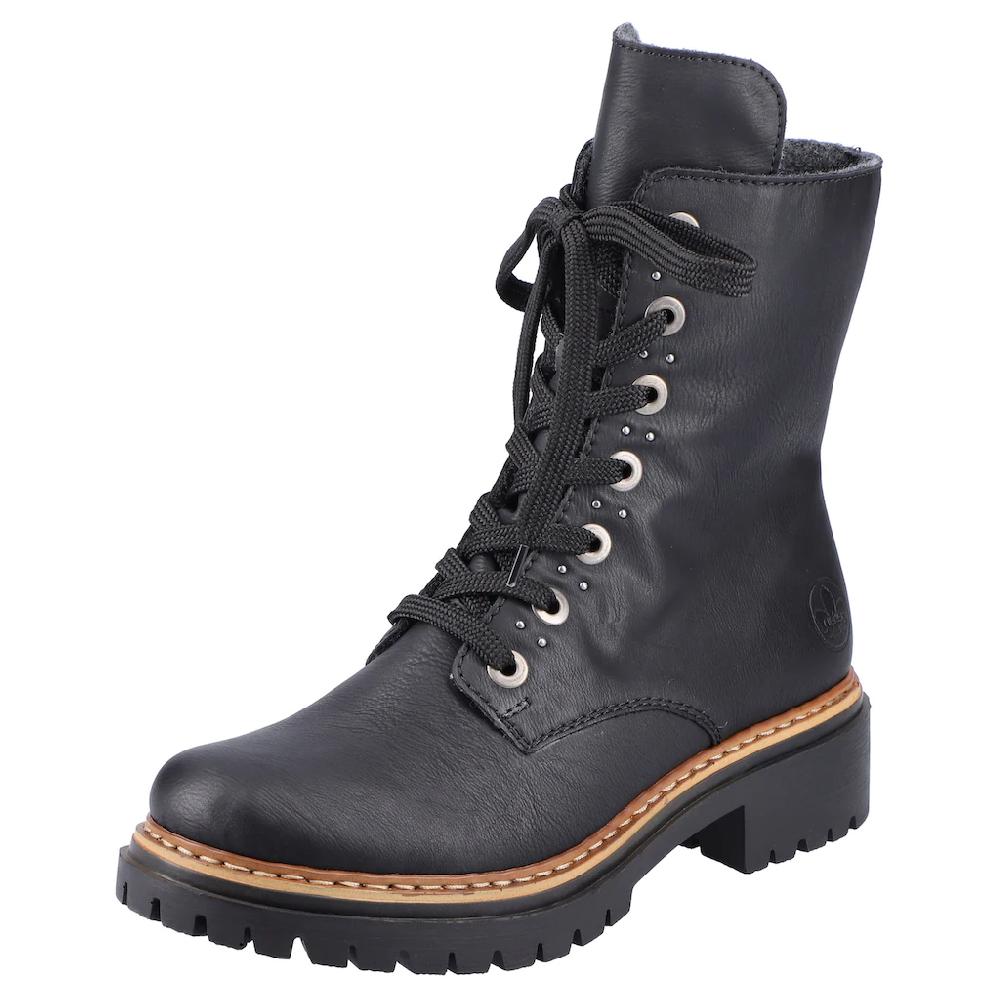 Rieker Schnürstiefelette mit kräftiger Profilsohle bestellen
