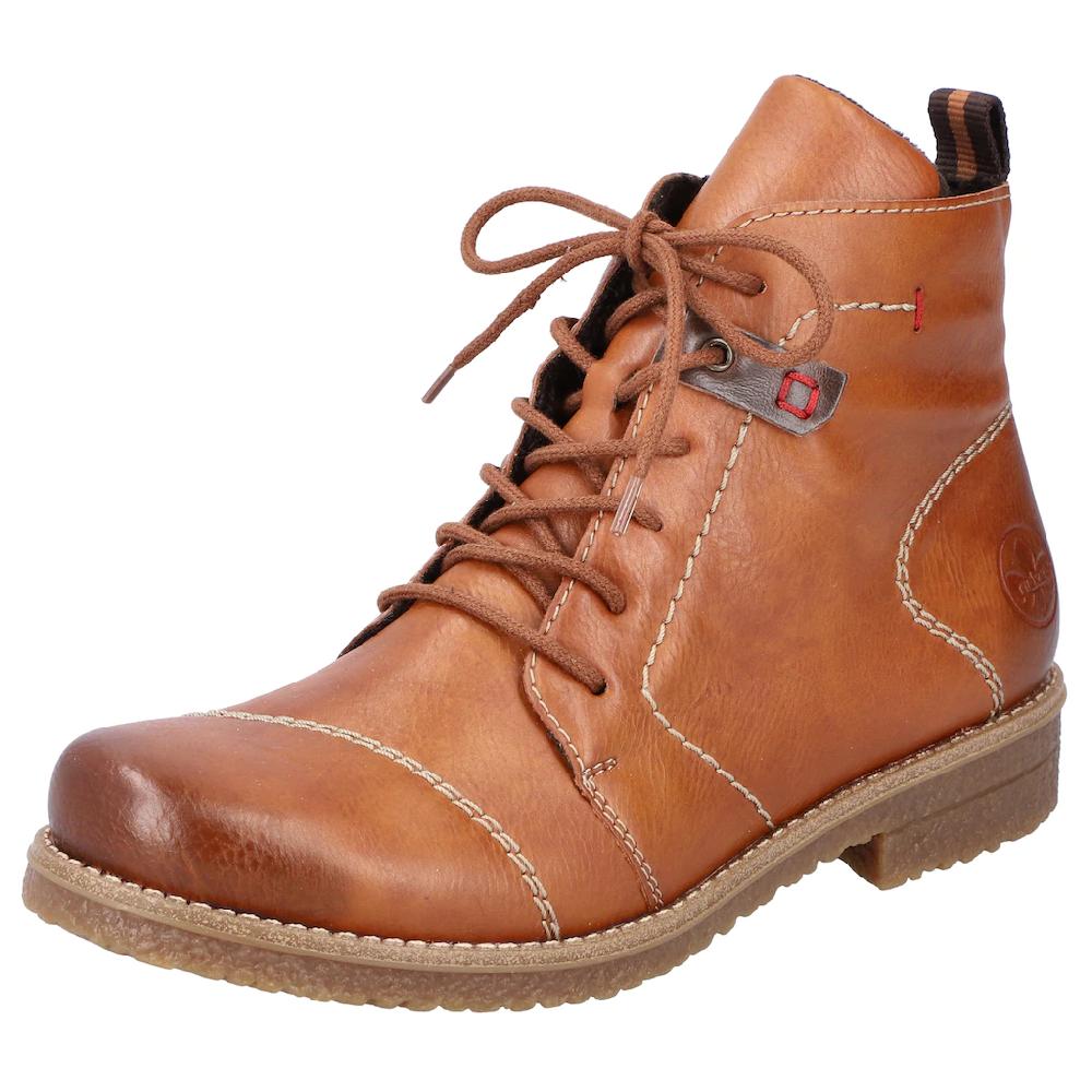 Rieker Schnürstiefelette mit toller Steppnaht ▷ für