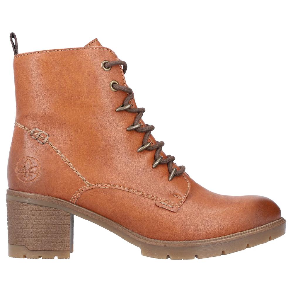 Rieker Schnürstiefelette Schnürboots Blockabsatz Mit Innenreißverschluss Online Kaufen